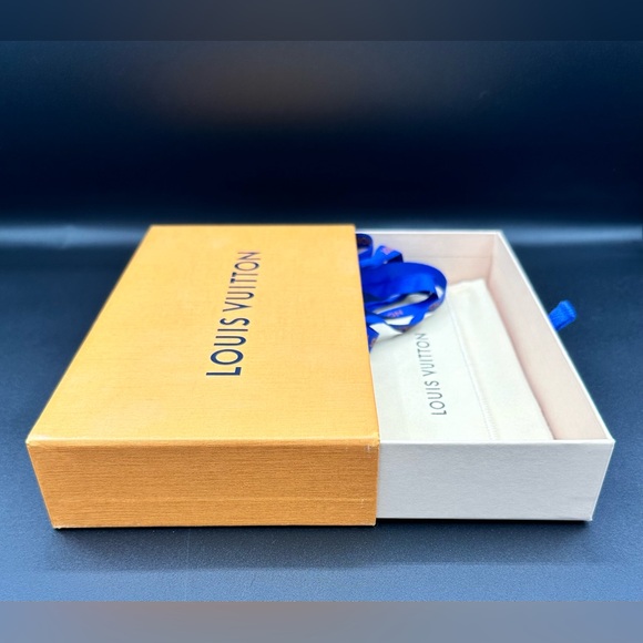 Vintage Louis Vuitton Gold Letter Empty Drawer Style Box, Dust Bag and Ribbon - Picture 8 of 12